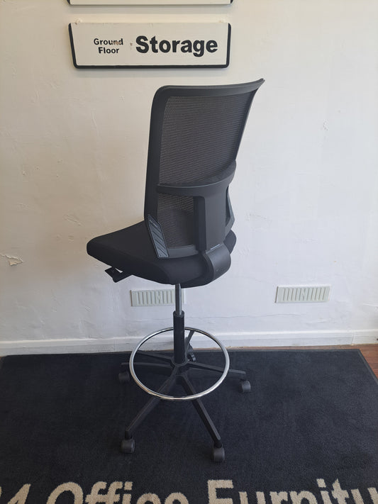 Black Draughtsmans chairs without arms